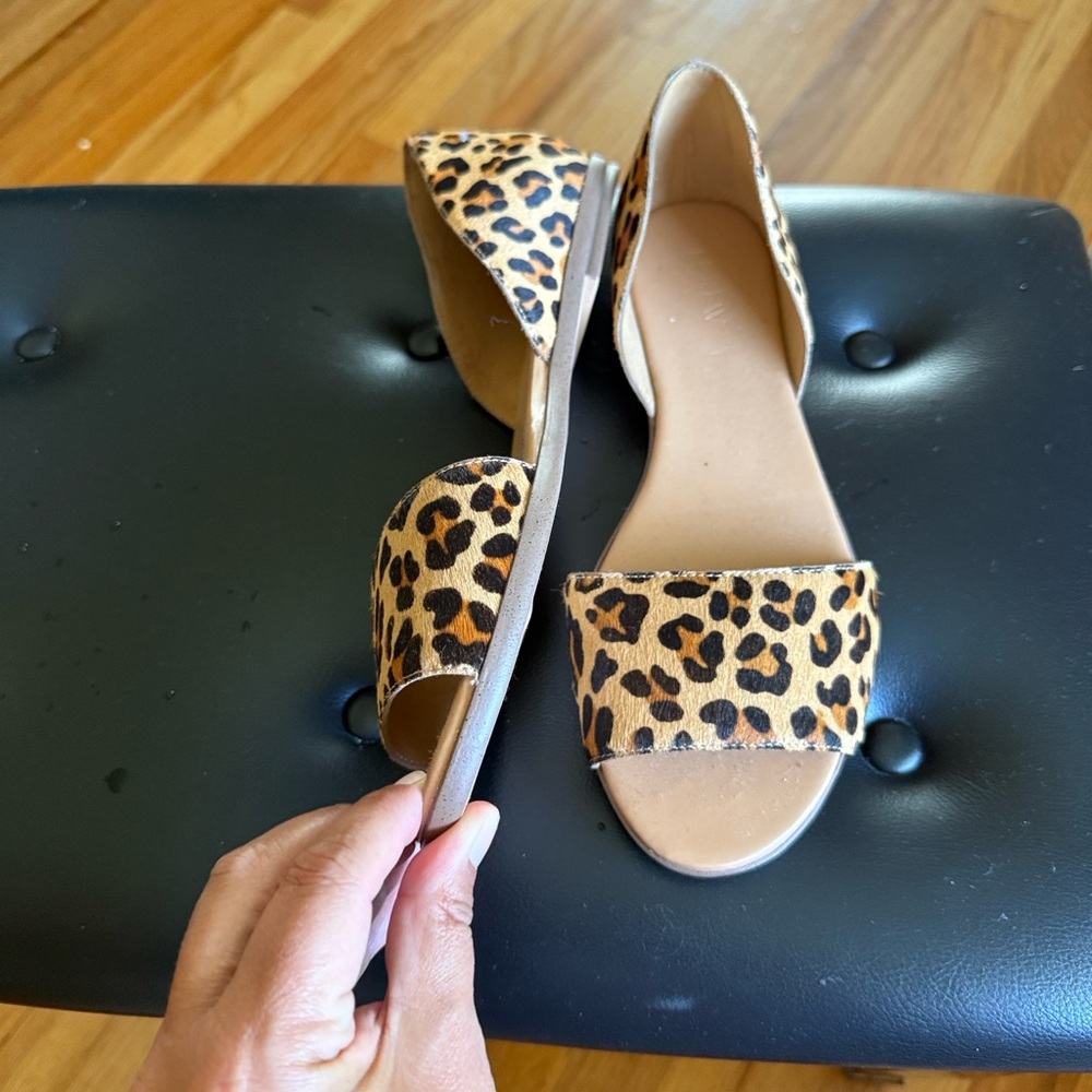 J. Crew Leopard Print Women's Sandals - Picture 5 of 6